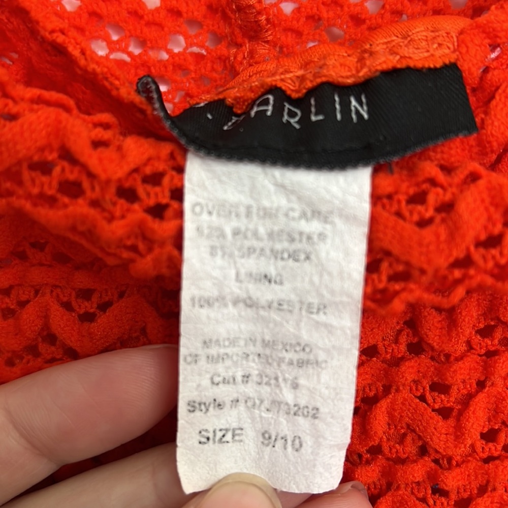 B.Darlin Red Mini Very Stretchy Silhouette Dress Size 9/10 - Picture 7 of 7